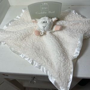 Stephen Baby Plush Cuddle Bud Security Blanket cream Lamb